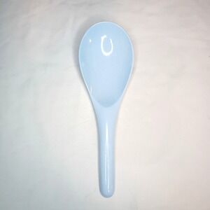 Hutzler Melamine Rice Spoon #513 Utensil Light Blue MCM Made in Thailand